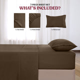 4-Piece Deep Pocket Bed Sheets Set – Ultra Soft & All-Season Comfort