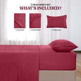 4-Piece Deep Pocket Bed Sheets Set – Ultra Soft & All-Season Comfort