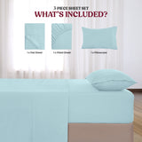 3-Piece Deep Pocket Bed Sheets Set, Ultra Soft, features and benefits – Lux Decor