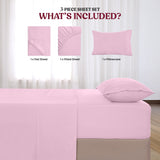 3-Piece Deep Pocket Bed Sheets Set, Ultra Soft, features and benefits – Lux Decor