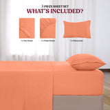 4-Piece Deep Pocket Bed Sheets Set – Ultra Soft & All-Season Comfort