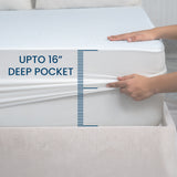 100% Waterproof Cooling Mattress Protector - Breathable & Lightweight