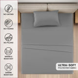 3-Piece Deep Pocket Bed Sheets Set, Ultra Soft, features and benefits – Lux Decor