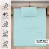 4-Piece Deep Pocket Bed Sheets Set – Ultra Soft & All-Season Comfort