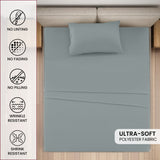4-Piece Deep Pocket Bed Sheets Set – Ultra Soft & All-Season Comfort