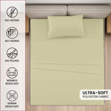 4-Piece Deep Pocket Bed Sheets Set – Ultra Soft & All-Season Comfort