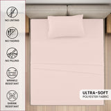 4-Piece Deep Pocket Bed Sheets Set – Ultra Soft & All-Season Comfort