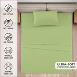 4-Piece Deep Pocket Bed Sheets Set – Ultra Soft & All-Season Comfort