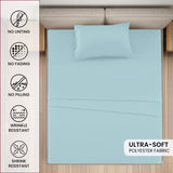 3-Piece Deep Pocket Bed Sheets Set, Ultra Soft, features and benefits – Lux Decor