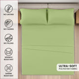 4-Piece Deep Pocket Bed Sheets Set – Ultra Soft & All-Season Comfort