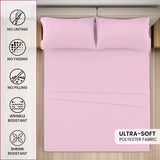 4-Piece Deep Pocket Bed Sheets Set, Ultra Soft, features and benefits – Lux Decor