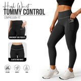 High-Waisted Leggings with Pockets Women's Activewear