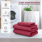4-Piece Deep Pocket Bed Sheets Set – Ultra Soft & All-Season Comfort