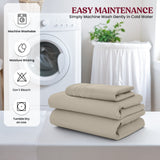 4-Piece Deep Pocket Bed Sheets Set – Ultra Soft & All-Season Comfort