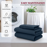 4-Piece Deep Pocket Bed Sheets Set – Ultra Soft & All-Season Comfort