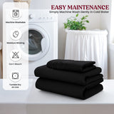 4-Piece Deep Pocket Bed Sheets Set – Ultra Soft & All-Season Comfort