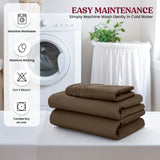 4-Piece Deep Pocket Bed Sheets Set – Ultra Soft & All-Season Comfort