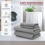 4-Piece Deep Pocket Bed Sheets Set – Ultra Soft & All-Season Comfort