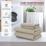4-Piece Deep Pocket Bed Sheets Set – Ultra Soft & All-Season Comfort