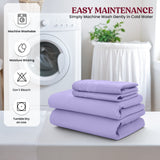 4-Piece Deep Pocket Bed Sheets Set – Ultra Soft & All-Season Comfort