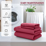 4-Piece Deep Pocket Bed Sheets Set – Ultra Soft & All-Season Comfort