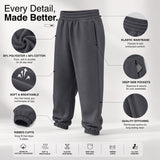 Signature Fit Sweat Pant - Premium Brushed Fleece Straight-Leg Lounge Pants