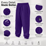 Signature Fit Sweat Pant - Premium Brushed Fleece Straight-Leg Lounge Pants