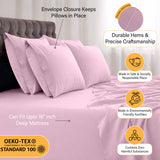 Premium 6-Piece Deep Pocket Bed Sheets Set