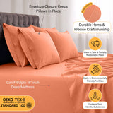 Premium 6-Piece Deep Pocket Bed Sheets Set