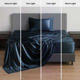 Silky Soft 4-Piece Satin Sheet Set | Deep Pocket | Wrinkle-Free Easy Care Bedding