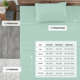4-Piece Deep Pocket Bed Sheets Set – Ultra Soft & All-Season Comfort