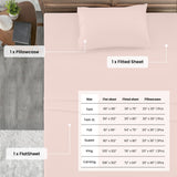 4-Piece Deep Pocket Bed Sheets Set – Ultra Soft & All-Season Comfort