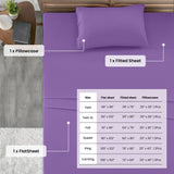 4-Piece Deep Pocket Bed Sheets Set – Ultra Soft & All-Season Comfort