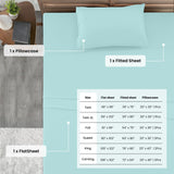 4-Piece Deep Pocket Bed Sheets Set – Ultra Soft & All-Season Comfort