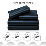 Silky Soft 4-Piece Satin Sheet Set | Deep Pocket | Wrinkle-Free Easy Care Bedding