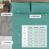 4-Piece Deep Pocket Bed Sheets Set – Ultra Soft & All-Season Comfort