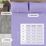 4-Piece Deep Pocket Bed Sheets Set – Ultra Soft & All-Season Comfort