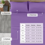 4-Piece Deep Pocket Bed Sheets Set – Ultra Soft & All-Season Comfort
