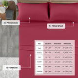 4-Piece Deep Pocket Bed Sheets Set – Ultra Soft & All-Season Comfort