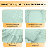 Premium 6-Piece Deep Pocket Bed Sheets Set