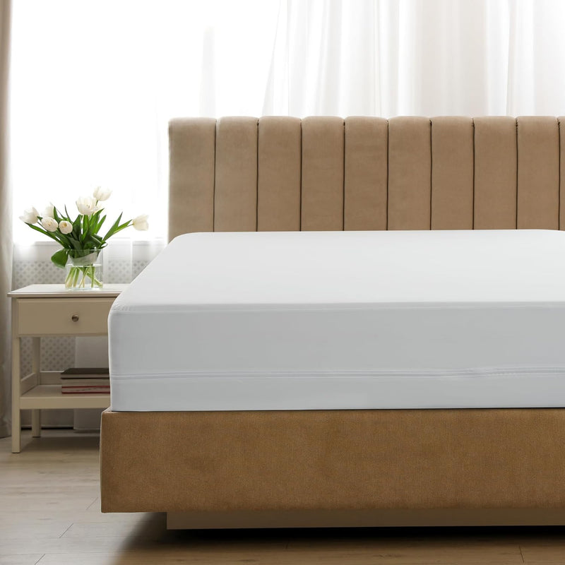 Waterproof Mattress Protector | Soft, and Breathable Encasement Cover