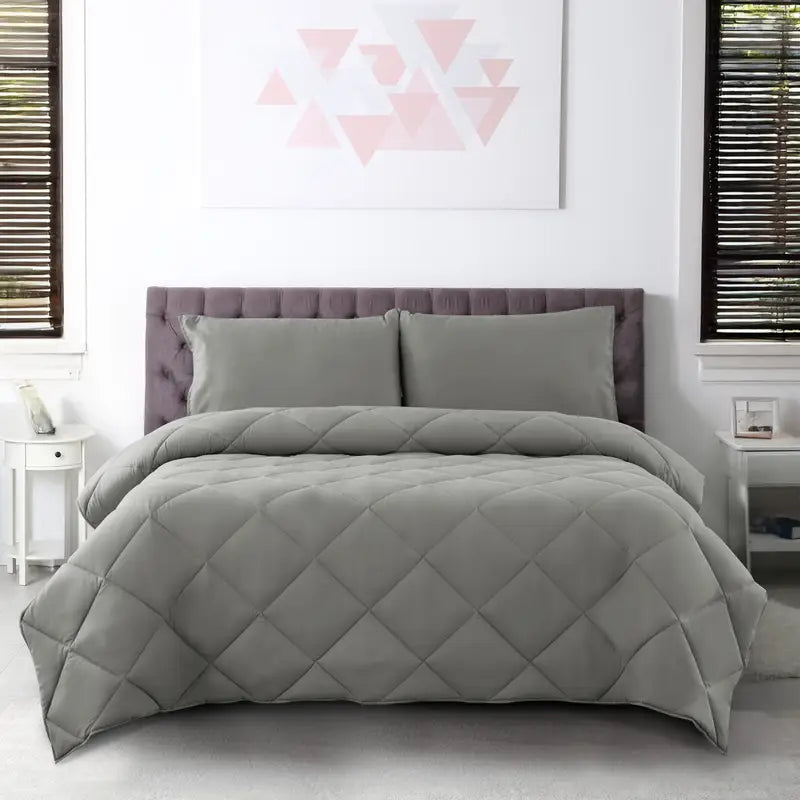 3-Piece Reversible Comforter Set