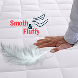 Quilted Fitted Fully Cover Mattress Topper - Fitted mattress cover