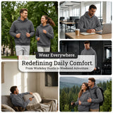 Oversized Pullover Hoodie on a model – Lux Decor
