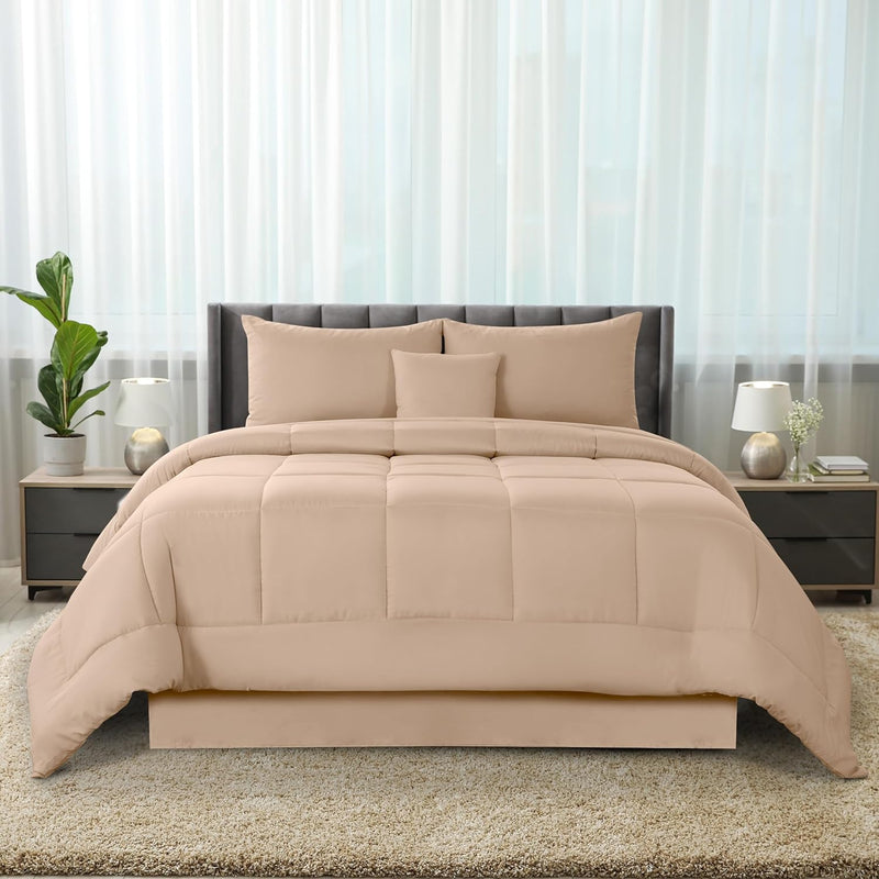 5-Piece Reversible Comforter Set
