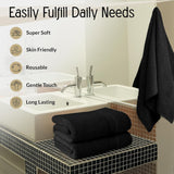 6 Pack Bath Towel Set 100% Cotton Bathroom Towel Set