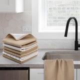 100% Cotton Kitchen Towels (Set of 6) | Terry Cloth | 16x26 inches