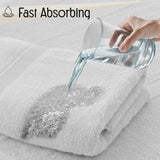 6 Pack Bath Towel Set 100% Cotton Bathroom Towel Set