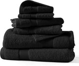 6 Pack Bath Towel Set 100% Cotton Bathroom Towel Set