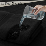 6 Pack Bath Towel Set 100% Cotton Bathroom Towel Set